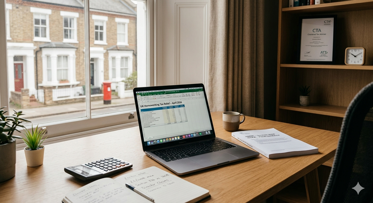 Read more about the article Working From Home Tax Relief Changes from April 2026: What You Need to Know