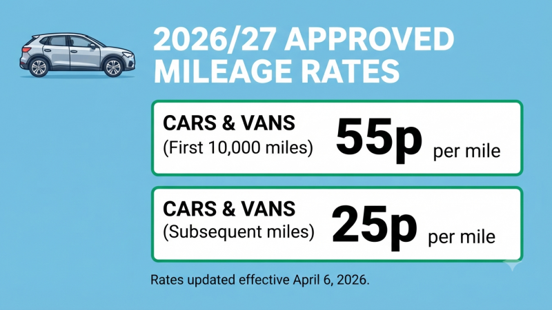 Approved mileage allowance payments