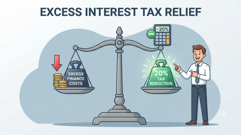 How to claim relief for excess interest