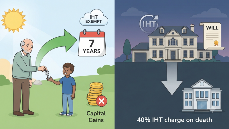 Passing on the investment property