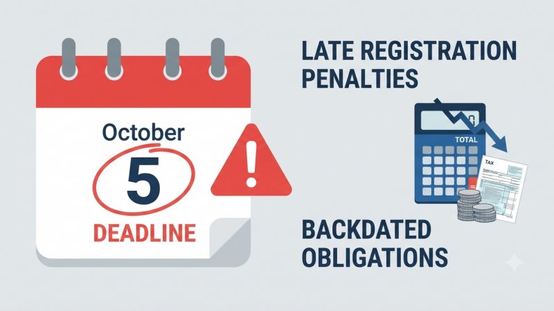 Registering late for self-employment – The tax implications