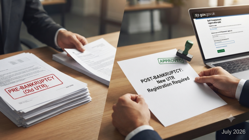 Self-Assessment after bankruptcy