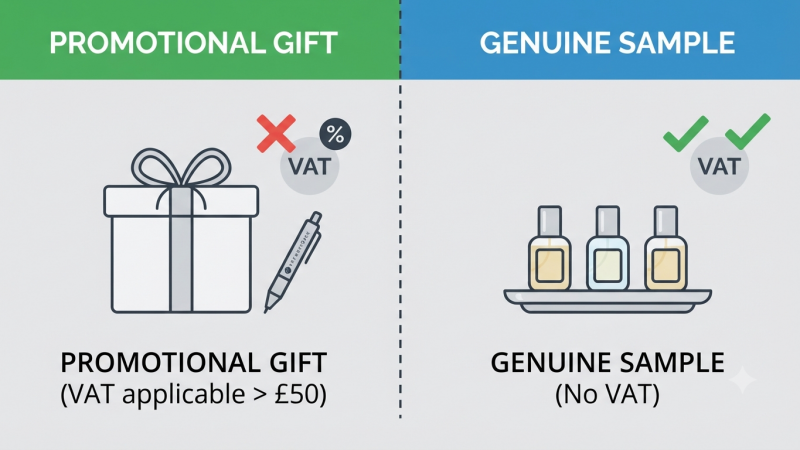 VAT on gifts and samples